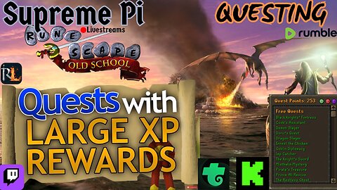 🔴LIVE-Old School RS Questing (w/runelite) #6