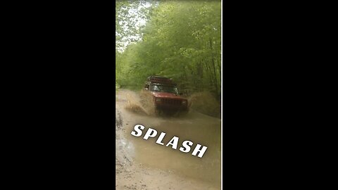 Splash - Who Can Resist a Mud Puddle - Jeep XJ