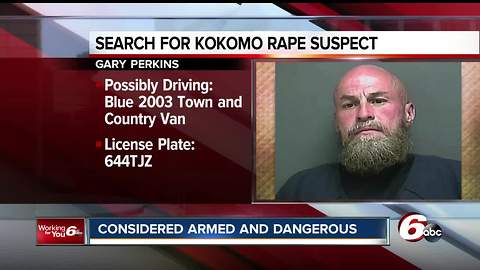 Kokomo police looking for man suspected of beating, raping woman