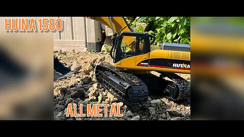 Huina 1580 all metal Excavator first thoughts and drive