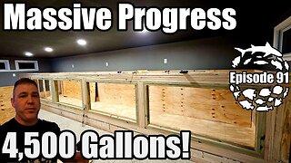 Massive Progress on the 4500 Gallon DIY Aquarium Build and Updates on my DIY Filter Systems!