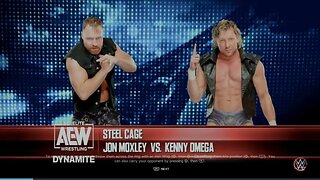 AEW Dynamite Jon Moxley vs Kenny Omega in a Steel Cage Match