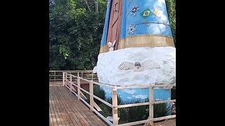 MORRO DA PADROEIRA MIRANTE NOSSA SENHORA APARECIDA EM MONGAGUA SP BRASIL #shorts