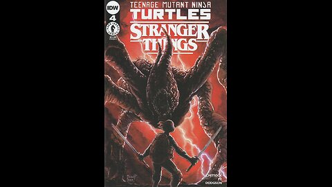 Teenage Mutant Ninja Turtles X Stranger Things -- Issue 4 (2023, IDW/Dark Horse) Review