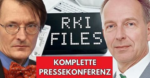 Pressekonferenz mit Prof. Homburg 🚨 Alle RKI Protokolle ungeschwärzt veröffentlicht 💥 RKI Leak