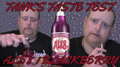 Tank's Taste Test Ale-8-1 Blackberry