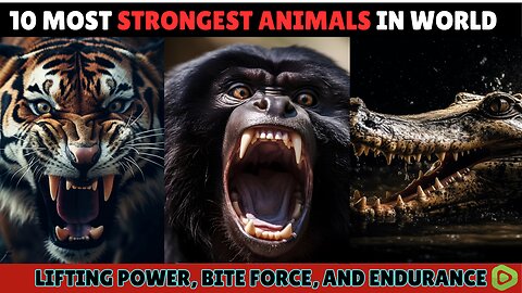 10 Most Strongest Animals In The World! | World Powerful Animals | Top Ten Most Strongest Animals