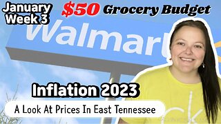 $50 Grocery Budget January Week 3 || 2023 Grocery Prices in East Tennessee USA || Part 1