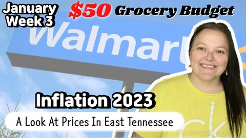 $50 Grocery Budget January Week 3 || 2023 Grocery Prices in East Tennessee USA || Part 1