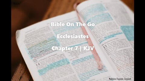 Ecclesiastes 7 | KJV