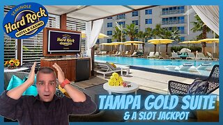 💥Have You Seen The Gold Suite At Tampa Hard Rock? Room Tour & Slot Jackpot💥