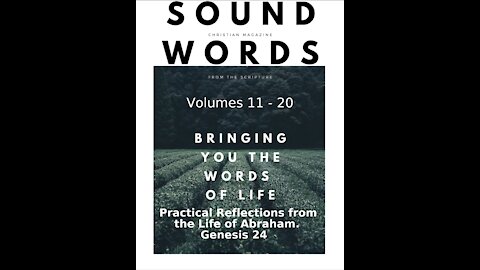 Sound Words, Practical Reflections from the Life of Abraham, Genesis 24