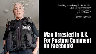 Man Arrested In U.K. For Posting Comment On Facebook!