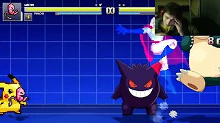 Pokemon Characters (Pikachu, Gengar, Snorlax, And Mew) VS Power Girl In An Epic Battle In MUGEN