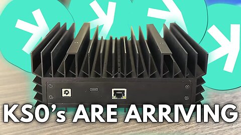 The IceRiver KS0's Are Arriving For Miners