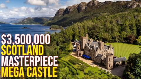 Inside $3,500,000 Masterpiece Scotland MEGA CASTLE!!!
