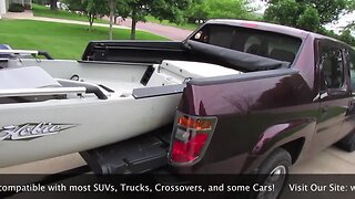 How to Transport Large Kayaks Short Bed Truck, SUV and some Cars using hitch extender!