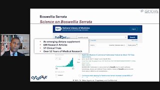 Dr.SHIVA LIVE: How Boswellia Affects Joint Health. A CytoSolve Systems Biology Analysis.