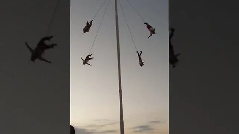 Right Round in Puerto Vallarta. The Papantla Flyers #theuncomfortabletruth #shorts #podcast #mexico