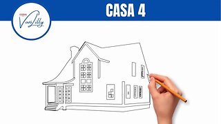 COMO DESENHAR | CASA 4 | PASSO A PASSO. MUITO FÁCIL