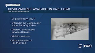 Cape Coral offering vaccines next week