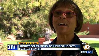 Robot on campus to help Palomar College students