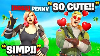 I Pretended To Be BOSS Penny In Fortnite