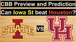 Iowa St vs Houston Basketball Prediction/Can Iowa St win at Houston? #cbb