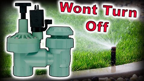 Sprinklers Won't Turn Off? How To Fix It