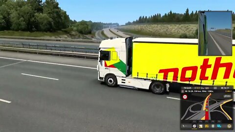 Eurotrucksimulator 2. Mit dem LKW durch Europa Auf der Pro Mod mit guter Musik.