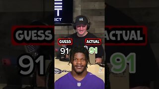 Guessing Lamar Jackson, Aaron Donald, and Stefon Diggs’ Madden Ratings! #fyp #madden #lamarjackson