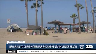 New plan to clear homeless encampments in Venice Beach