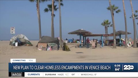 New plan to clear homeless encampments in Venice Beach