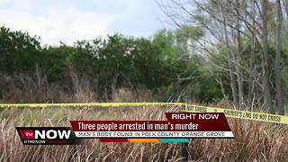 Three people arrested in man's murder