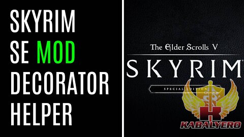 Skyrim SE Mod - Decorator Helper - Gaming / #Shorts (9:16)
