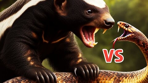 Honey Badger vs Mole Snake| A Honey Badger And Mole Snake Fight To The Death |
