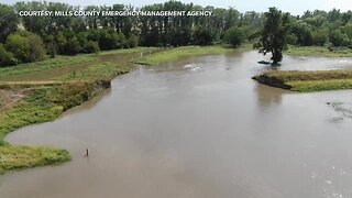 Flooding in Mills County