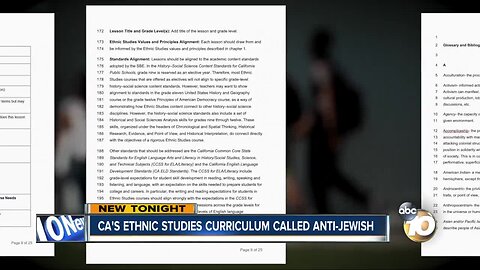 California's ethnic studies curriculum called 'anti-Semitic'