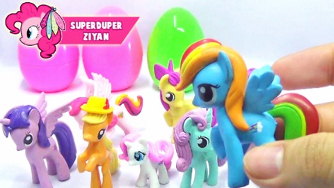 Surprise Eggs My Little Pony - Rainbow Dash And Friends