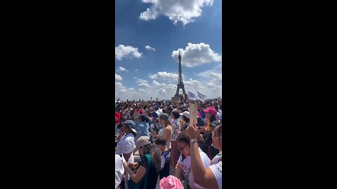 A Christ worship service breaks out following the Satanic worship known as the opening ceremony