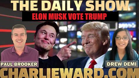ELON MUSK VOTE TRUMP - THE DAILY SHOW