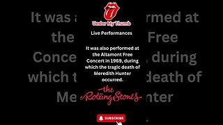 Under My Thumb Live Performances #shorts #rollingstones #rocknroll