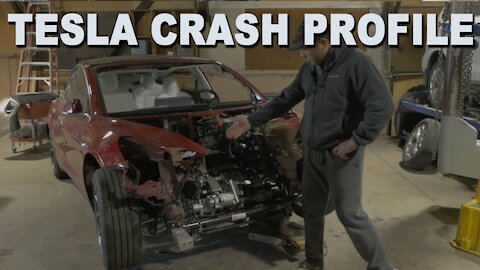 2019 Tesla Model S Crash Profile vs Subaru Forester