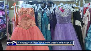 Cinderella's Closet rents prom dresses & tuxedos