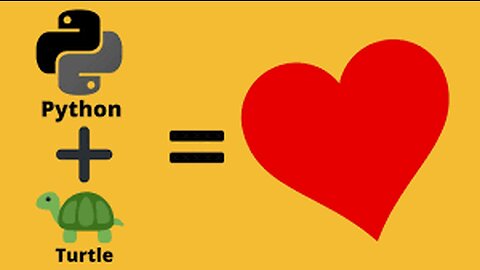 Draw Heart Using Turtle Graphics in Python- Free Python Course