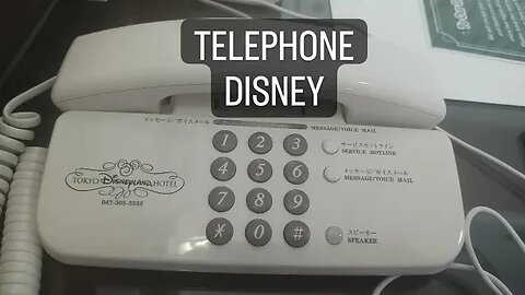 TELEPHONE AT DISNEYLAND HOTEL -- FRANSISCA OFFICIAL