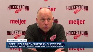 Tyler Bertuzzi has successful back surgery