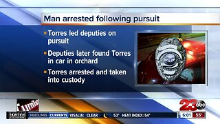 Man arrested following high-speed pursuit