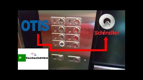 Otis/Schindler Traction Elevators @ Stamford Town Center - Stamford, Connecticut