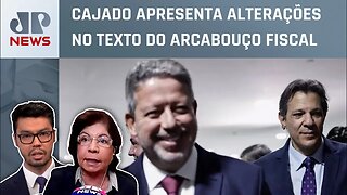 Haddad se reúne com Arthur Lira para debater arcabouço fiscal; Kramer e Kobayashi comentam